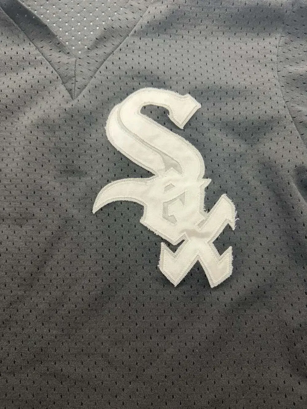 Vintage Majestic Chicago White Sox Mesh Batting Practice Pullover Jersey